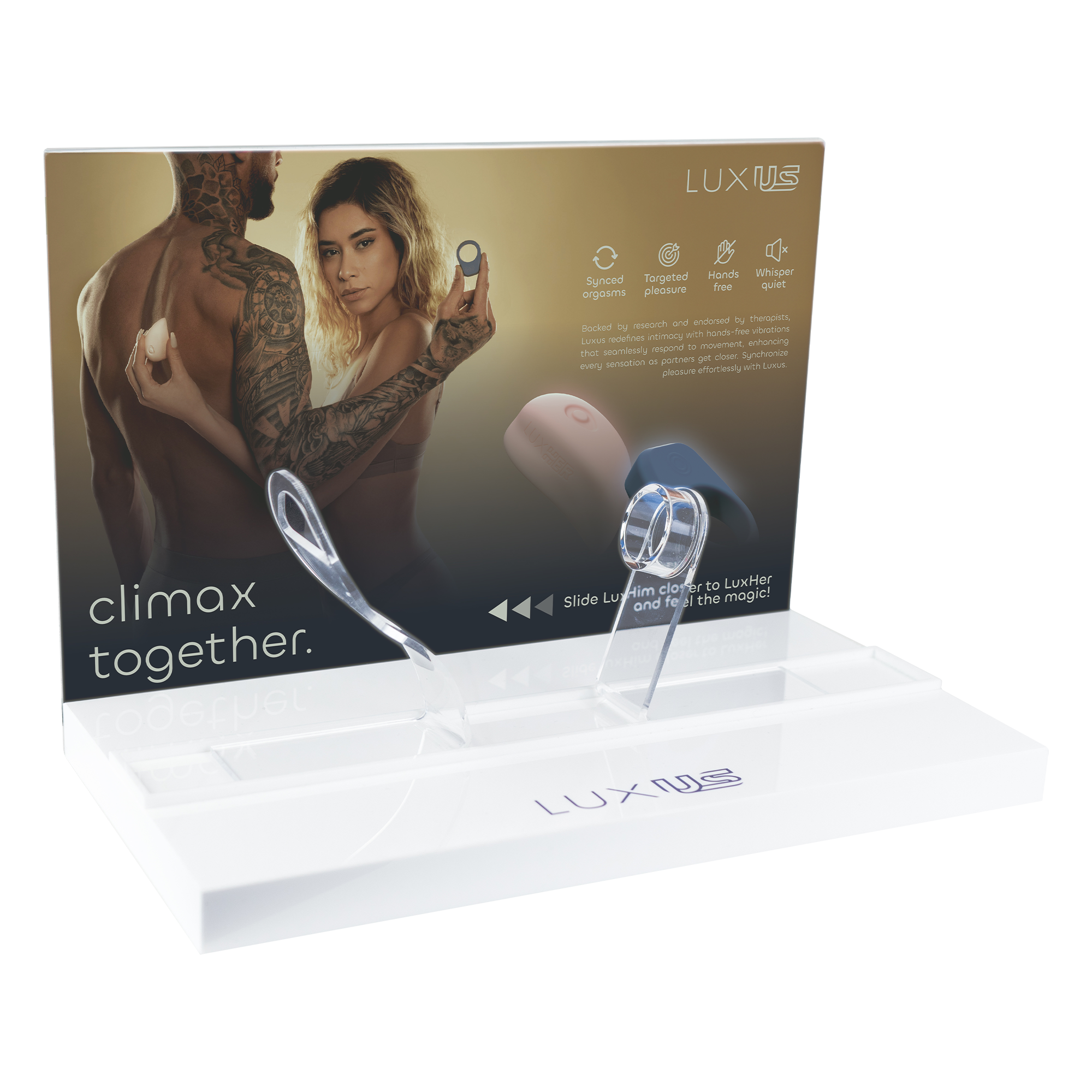 LUXUS – Präsentationsständer – LuxHer & LuxHim