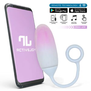 IY - Vibrierendes Ei mit App. - Blau/Violett