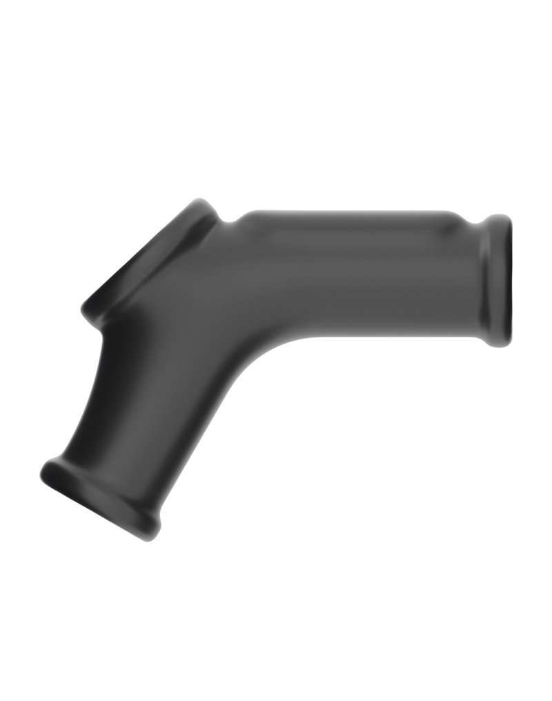 LoveToy – Silk Knights Ring – Vibrierende Penis- und Hodensackmanschette (Ø 2,8 cm) – Schwarz