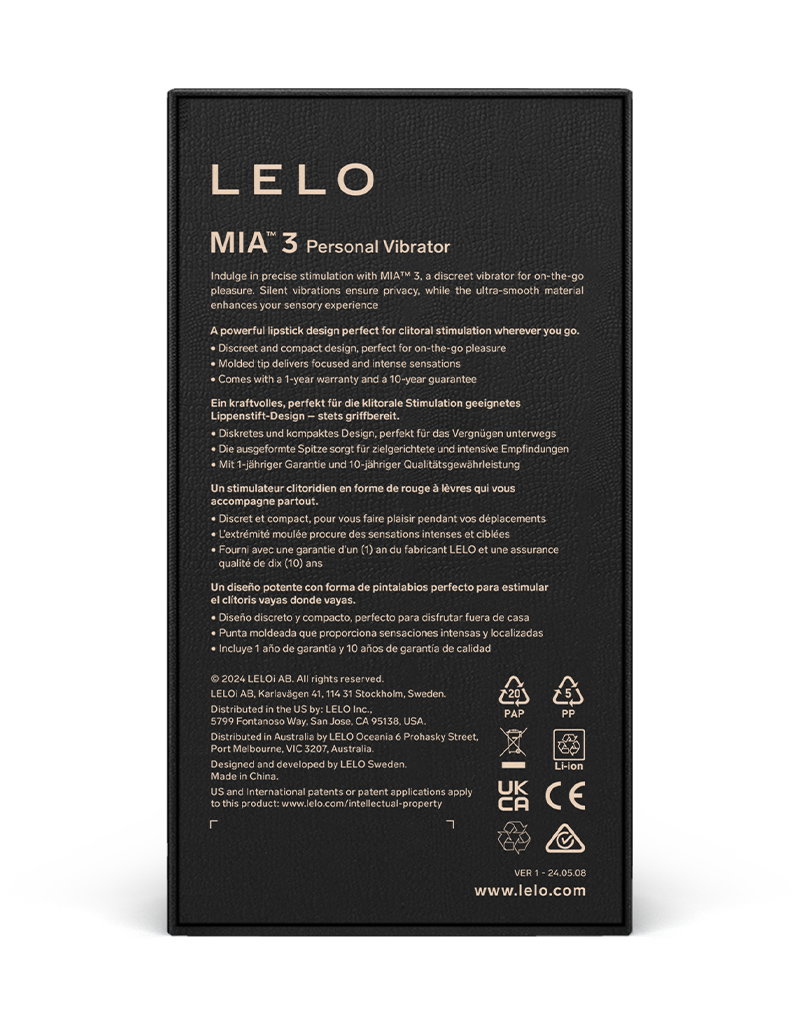 Lelo - Mia 3 - Pucker Up - Deep Rose – Bild 7