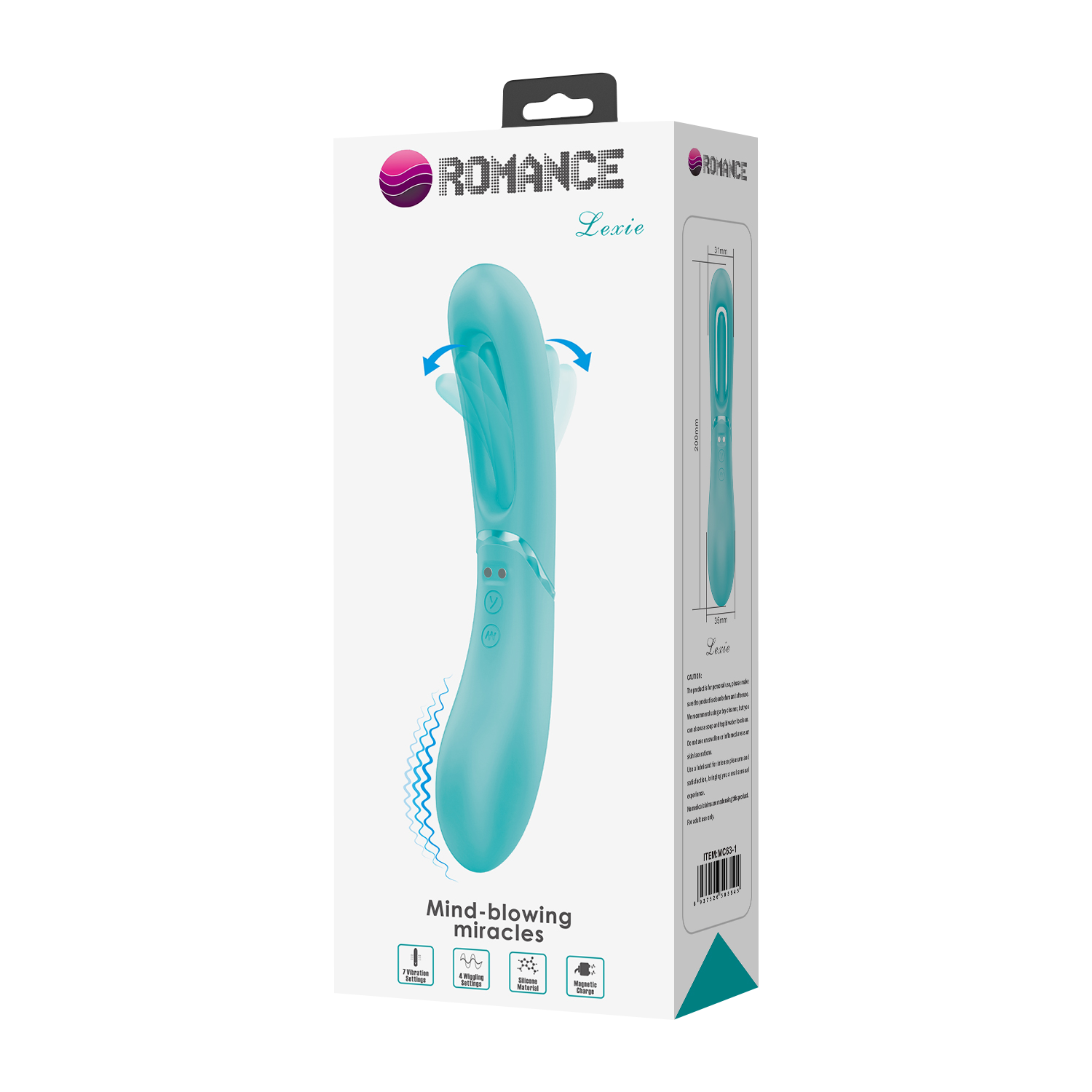 Pretty Love - Romance - Lexie - Vibrator - Blau – Bild 9
