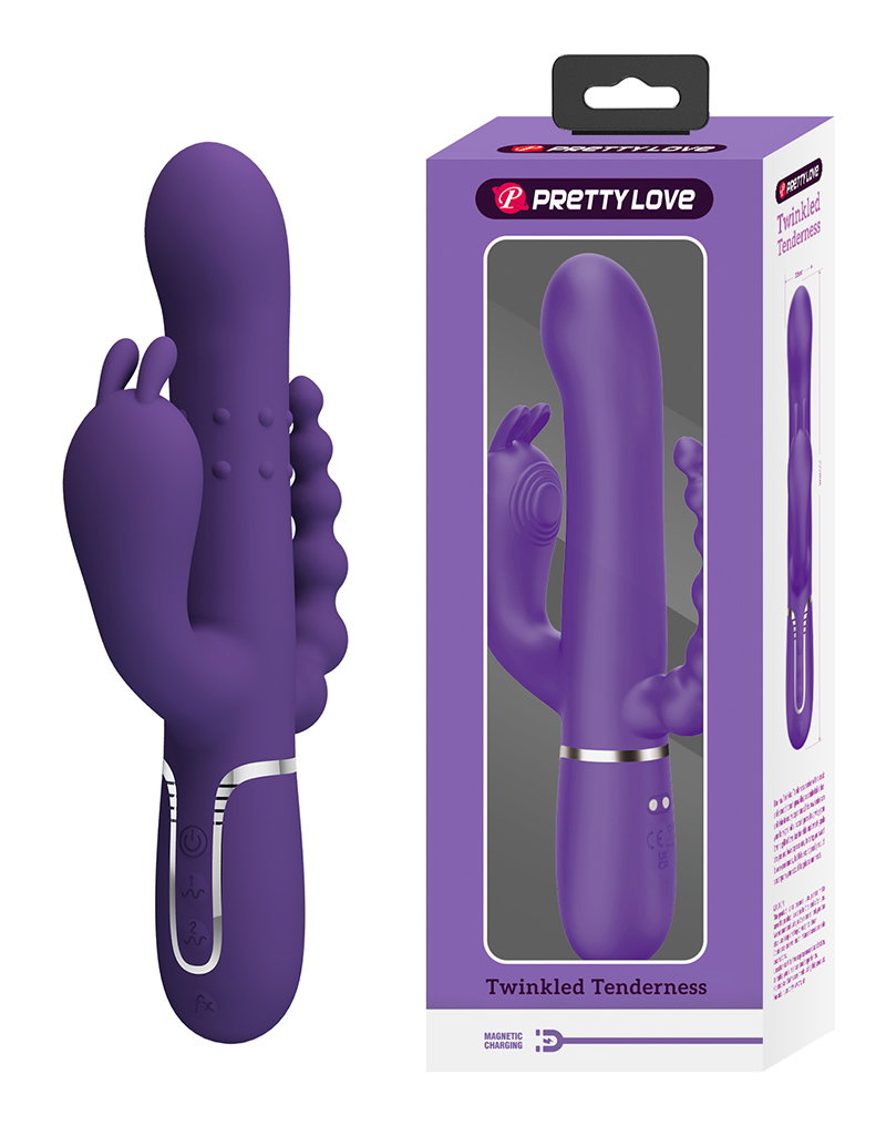 Pretty Love – Cammy – Dreifach-Vibrator -Dunkelviolett