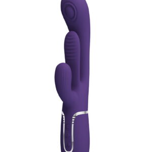 Pretty Love - Shania - Rabbit-Vibrator mit Stoßfunktion - Tiefes Lila