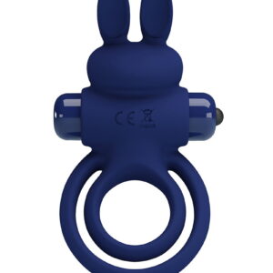 Pretty Love - Darey - Rabbit Cock Ring - Tiefblau