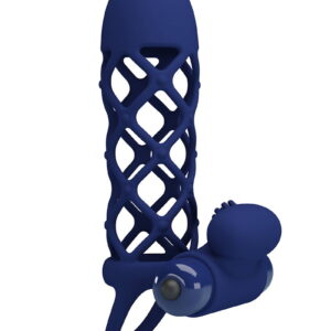 Pretty Love - Giann - Vibrierende Schwanzmanschette - Tiefblau