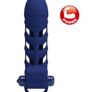 Pretty Love - Altaf - Vibrierende Schwanzhülse - Tiefblau