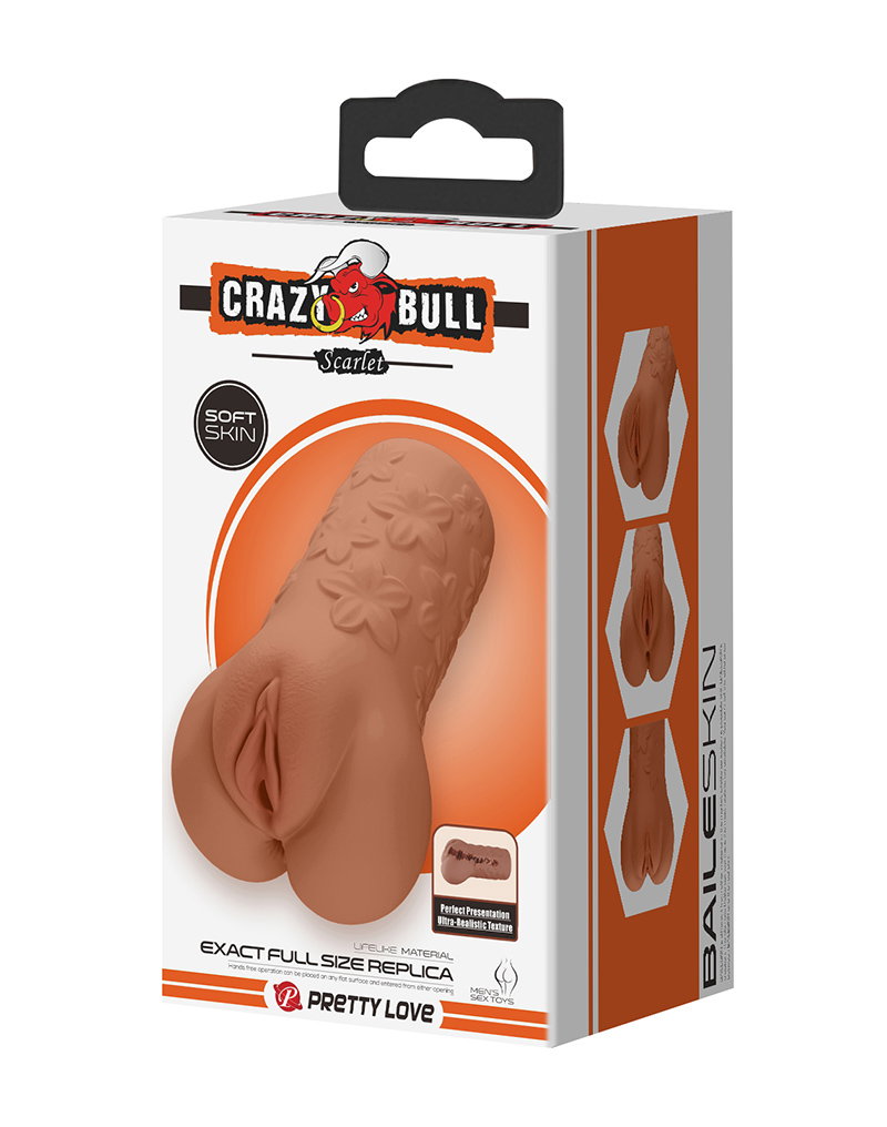 Crazy Bull – Scarlet – Männlicher Masturbator – Braun
