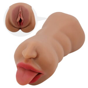 Crazy Bull - Sarah - Premium Dual Channel Masturbatur für Männer - Braun