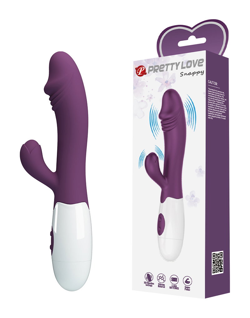 Pretty Love – Snappy – G-Punkt Rabbit Vibrator – Tiefes Lila