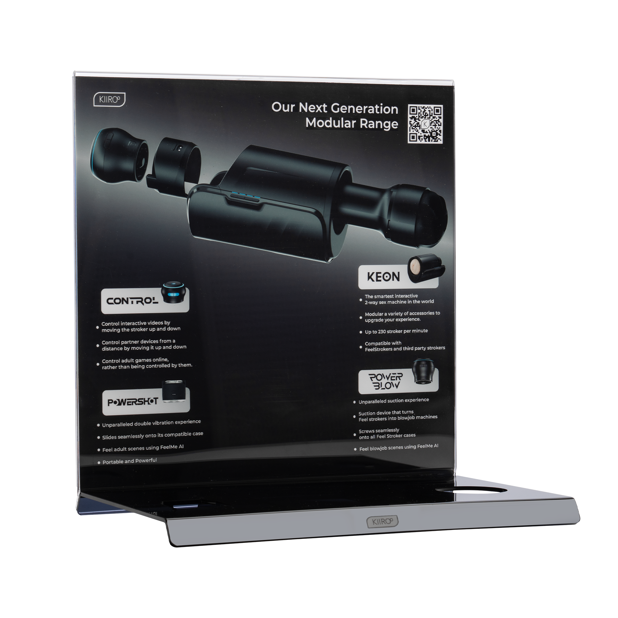 KIIROO – Keon Modulares Display – Schwarz