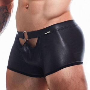 BL4CK by C4M - Peekaboo - Mini-Hose - Schwarz