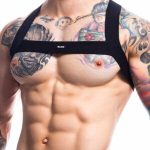 H4RNESS by C4M – Hero – Brustharness für Herren – Schwarz