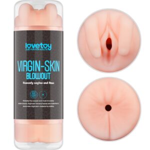 LoveToy - Virgin-Skin Blowout Double Side Stroker - Vagina and Anus