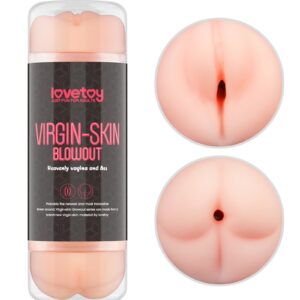 LoveToy - Virgin-Skin Blowout Double Side Stroker - Vagina and Ass