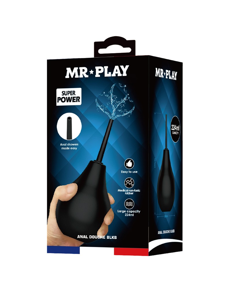 Mr. Play – Analdusche – BLKB – Schwarz