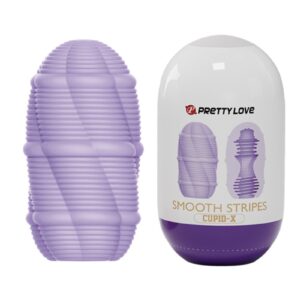 Pretty Love - Cupid X - Smooth Stripes - Masturbator - Lila, Weiß