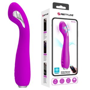 Pretty Love - Hector - Elektrischer G-Punkt-Schockvibrator mit App-Steuerung - Lila