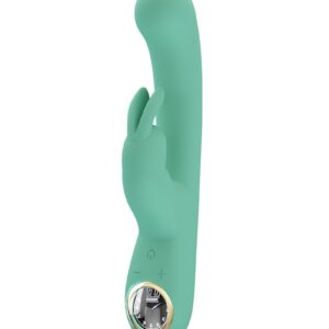 Pretty Love - Lamar - Rabbit-Vibrator mit digitaler LED-Anzeige - Blau