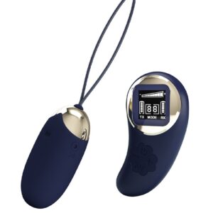 Pretty Love - Mina - Ei-Vibrator mit Fernsteuerung - Dunkelblau
