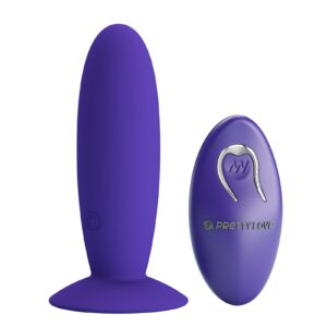 Pretty Love - Murray-Youth - Vibrierender Buttplug mit Fernbedienung - Lila