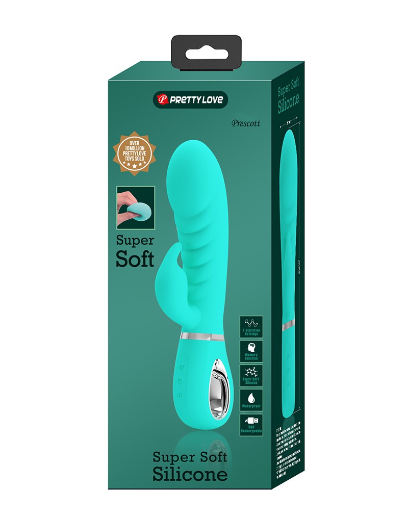 Pretty Love – Prescott – Rabbit-Vibrator – Grün