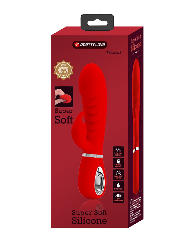 Pretty Love – Prescott – Rabbit-Vibrator – Rot