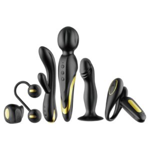 Pretty Love - Queens Luxury Collection - Vibrator - Veredelt mit 18K Gold - Schwarz