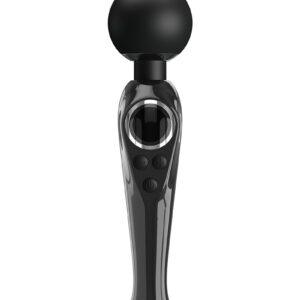 Pretty Love - Skyler - Wandvibrator mit digitaler LED-Anzeige - Schwarz