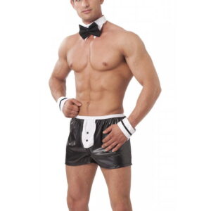 Amorable by Rimba - 4-teiliges Gigolo-Set - One Size - Schwarz
