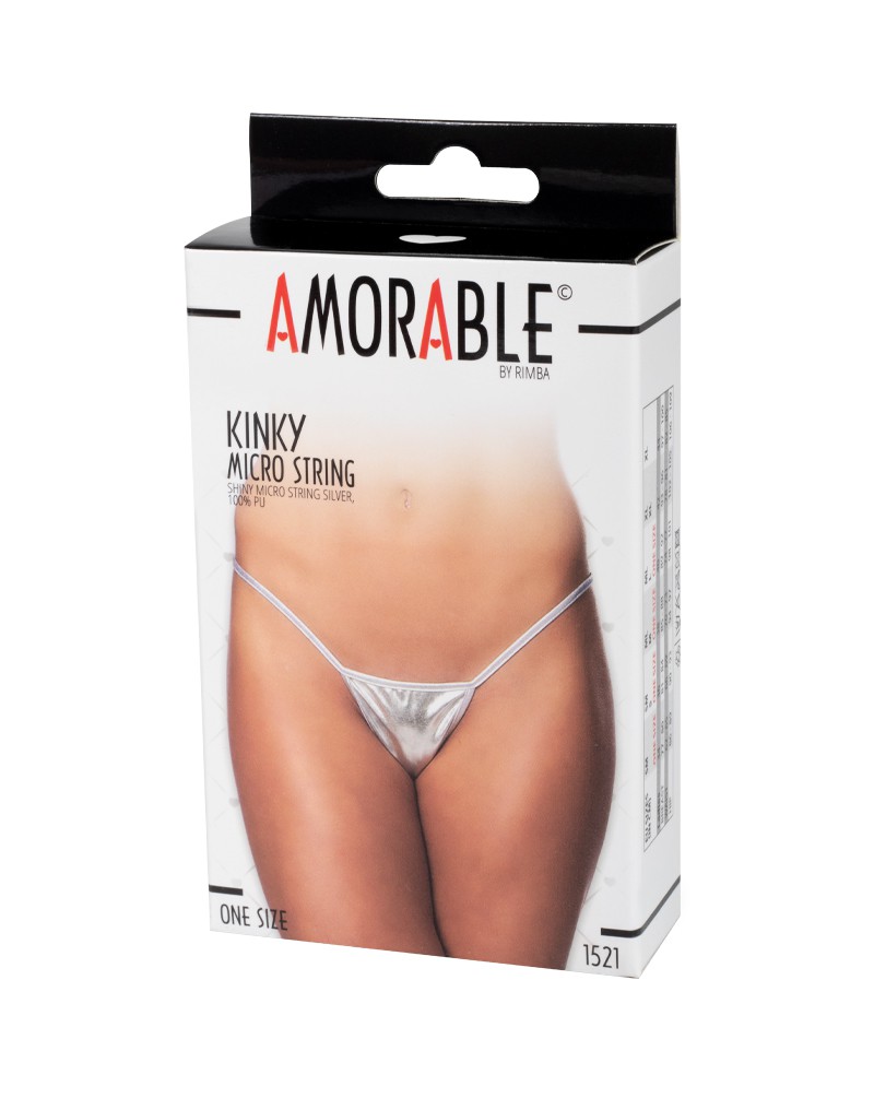 Amorable by Rimba – Mini String – One Size – Silver