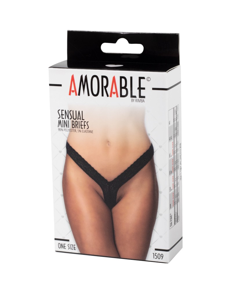 Amorable by Rimba – Mini Slip – One Size – Schwarz