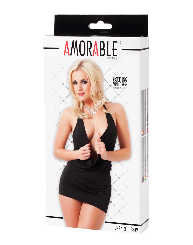 Amorable by Rimba – Minikleid – One Size – Schwarz