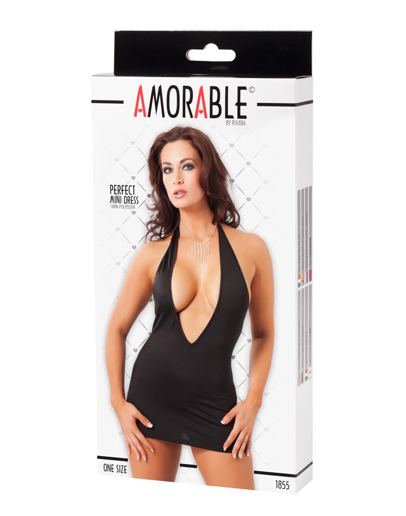 Amorable by Rimba – Minikleid – One Size – Schwarz