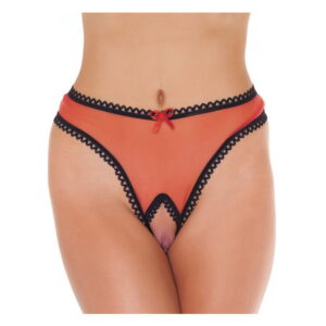 Amorable by Rimba - Offener String - One Size - Rot