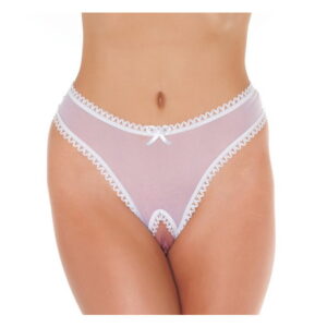 Amorable by Rimba - Offener String - One Size - Weiß