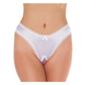 Amorable by Rimba - Offener String - One Size - Weiß