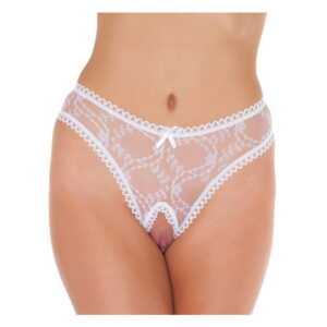 Amorable by Rimba - Offener String - One Size - Weiß