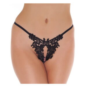 Amorable by Rimba - Offener String - One Size - Schwarz