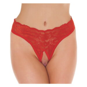 Amorable by Rimba - Offener String - One Size - Rot