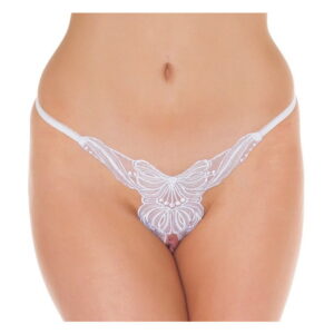 Amorable by Rimba - Offener String - One Size - Weiß