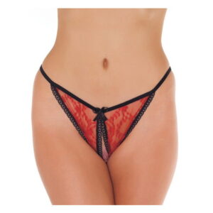 Amorable by Rimba - Open Tanga - One Size - Rot