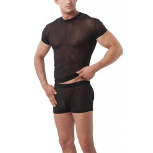 Amorable by Rimba - Transparentes T-Shirt - Schwarz