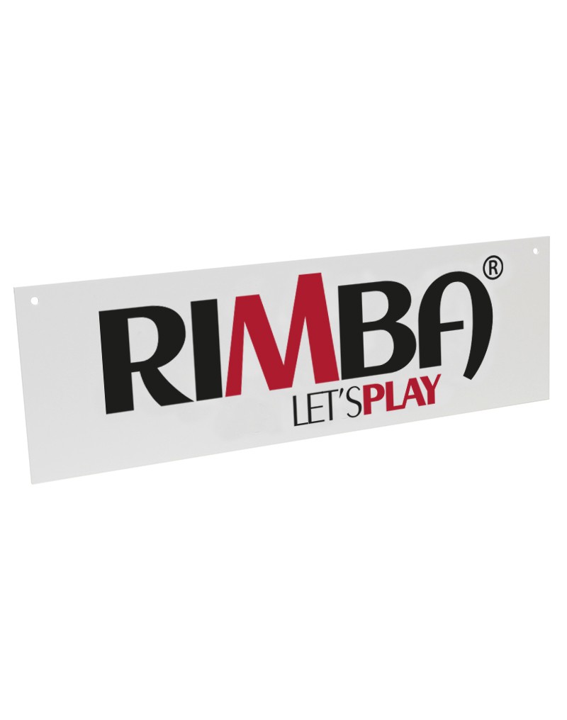 Rimba –  Sign with logo Rimba Let’s Play