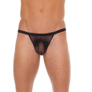 Amorable by Rimba - Transparenter String - One Size - Schwarz