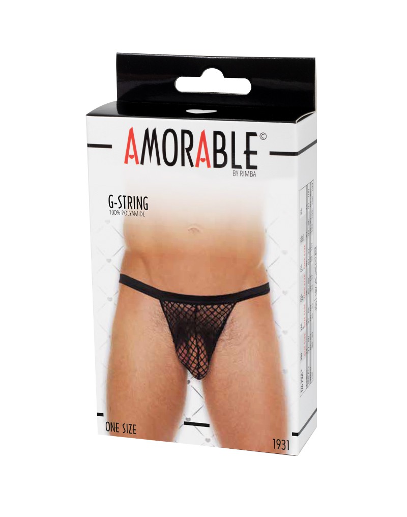 Amorable by Rimba – Netzstring – One Size – Schwarz