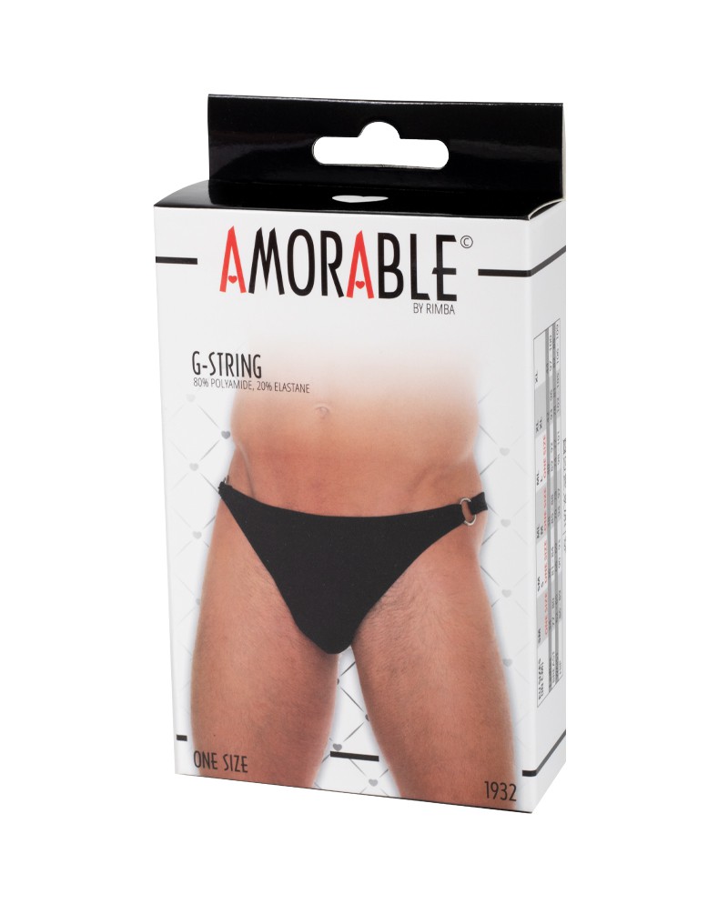 Amorable by Rimba – G-String – One Size – Schwarz