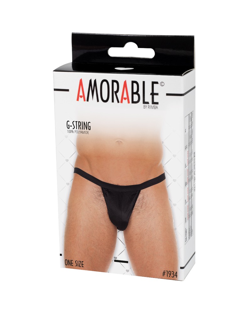Amorable by Rimba – G-String – One Size – Schwarz