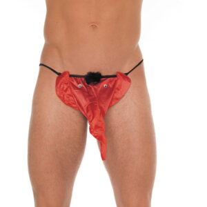Amorable by Rimba - Tanga mit Elefantenkopf - One Size - Rot