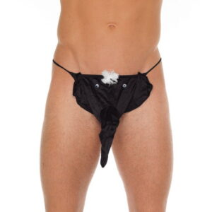 Amorable by Rimba - Tanga mit Elefantenkopf - One Size - Schwarz