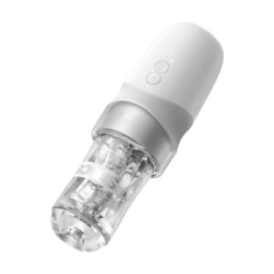 Sauce - Extra Sauce - Elektronischer Masturbator mit weißem Saucenbecher - Weiß